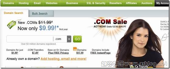  Godaddy: $12/year 100GB space+free domain name (Alipay is supported)